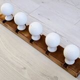 Coat rack with 5 hooks