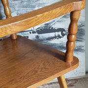 Art-popular armchair 50s in solid wood
