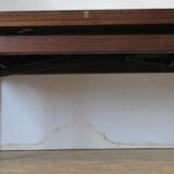 Table transformable system  rosewood