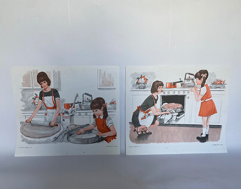 Lot posters "cakes & works"