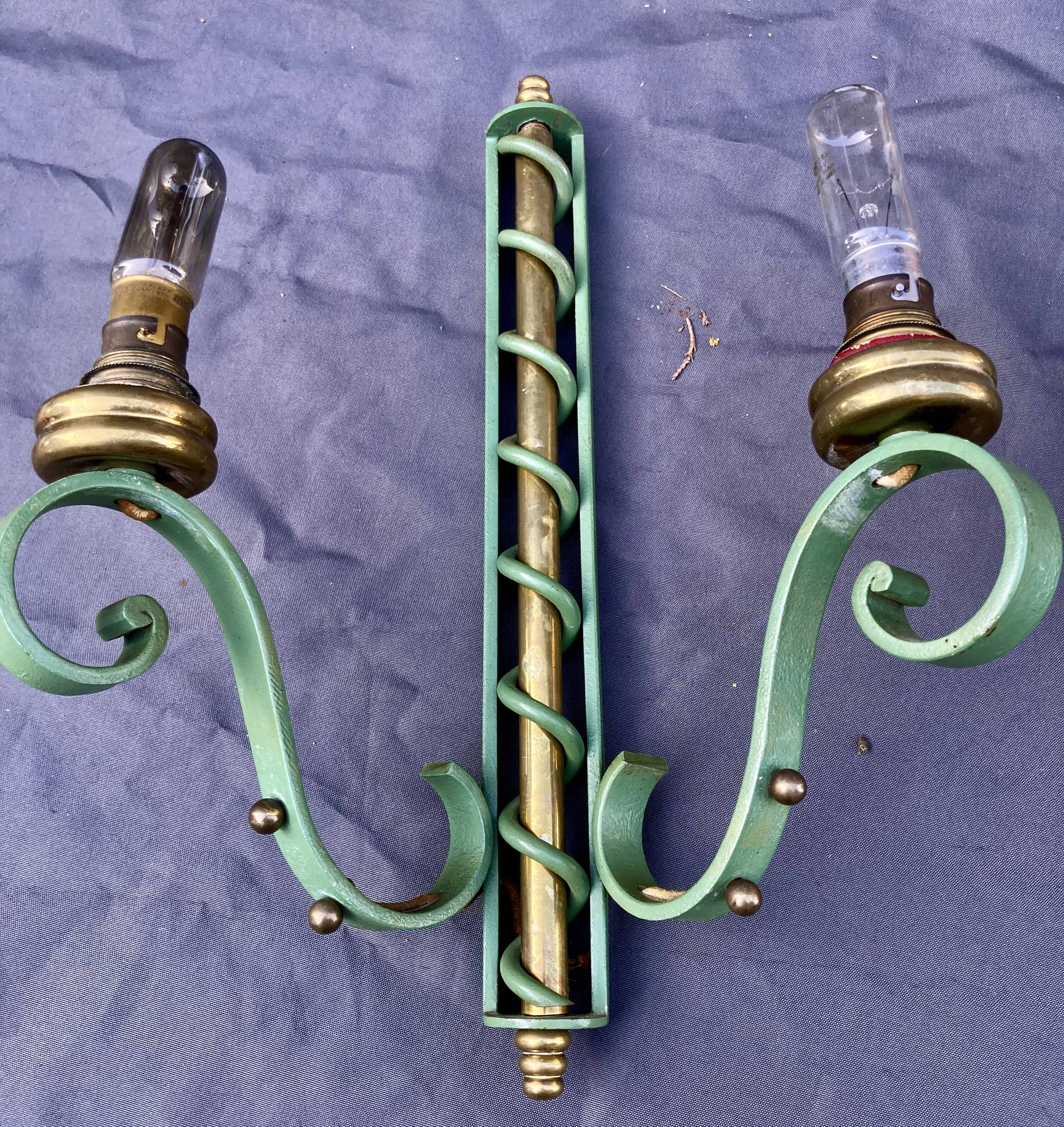 Pair of wall lamps 1940/1950