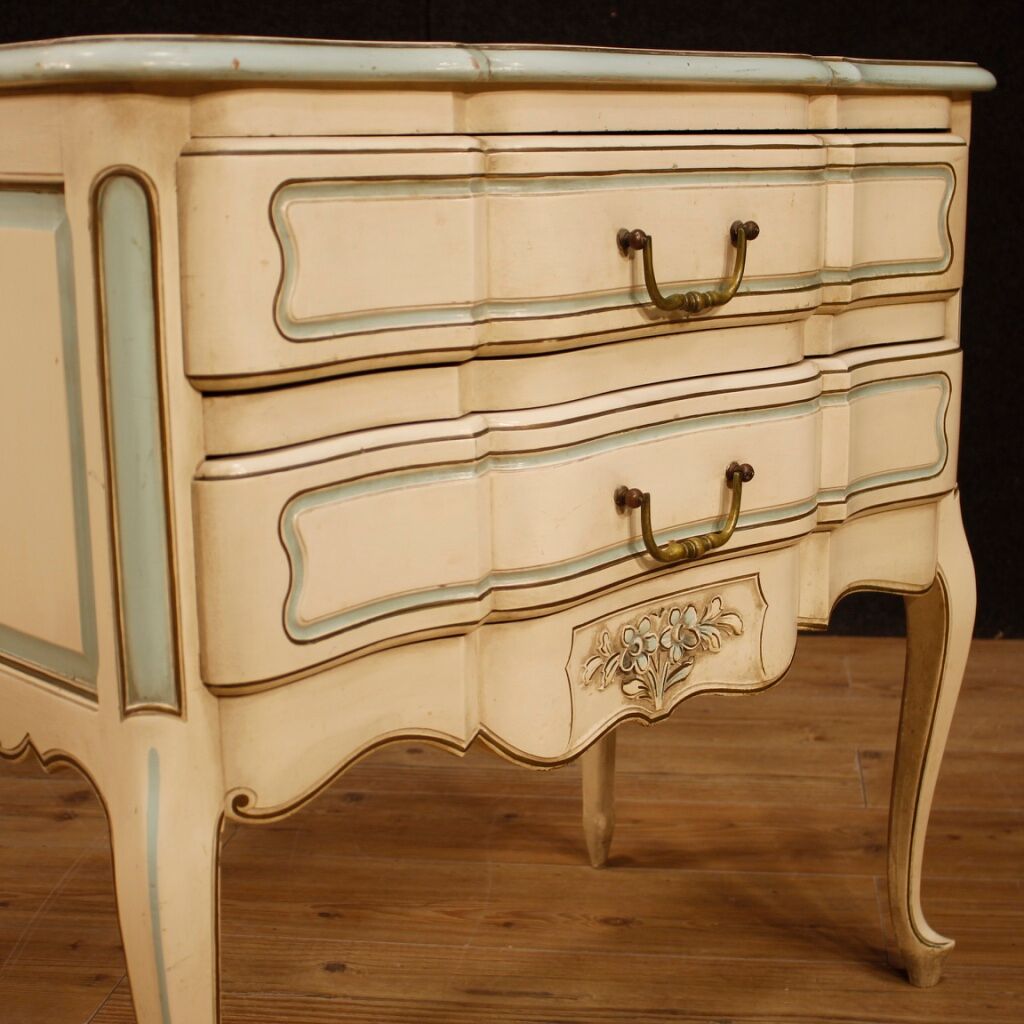 French lacquered and painted dresser from XXth century