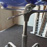 Fauteuils Design à roulettes reglables cristal bleu