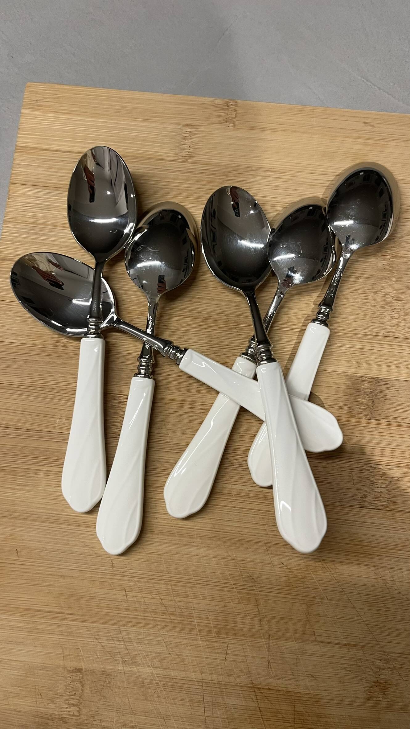 Noritake white porcelain cutlery