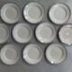 Plates in Amandinoise Saint-Amand earthenware