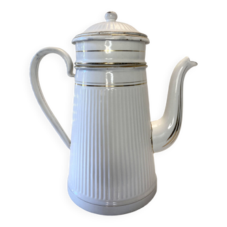Large enamel coffee pot from the 1930s