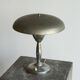Patinated brass and chrome table lamp from the 1950s.