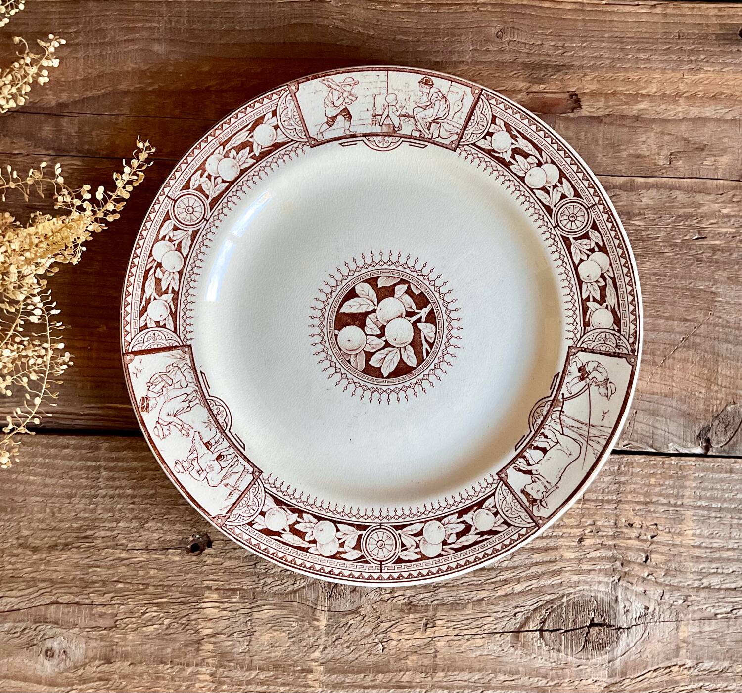 6 BROWNFIELD & SONS “Chelsea” England plates