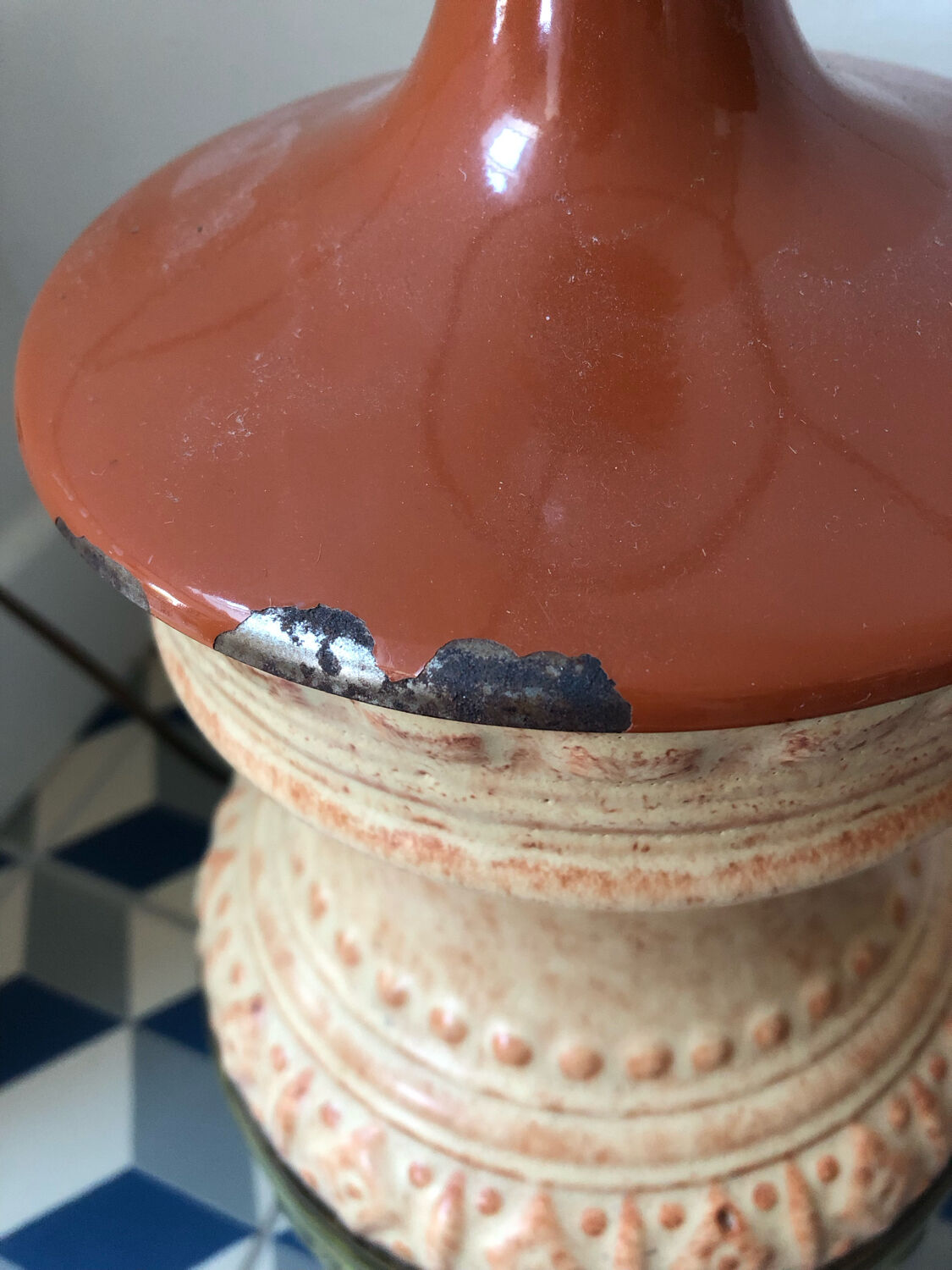 Vintage floor lamp W Germany 1970's