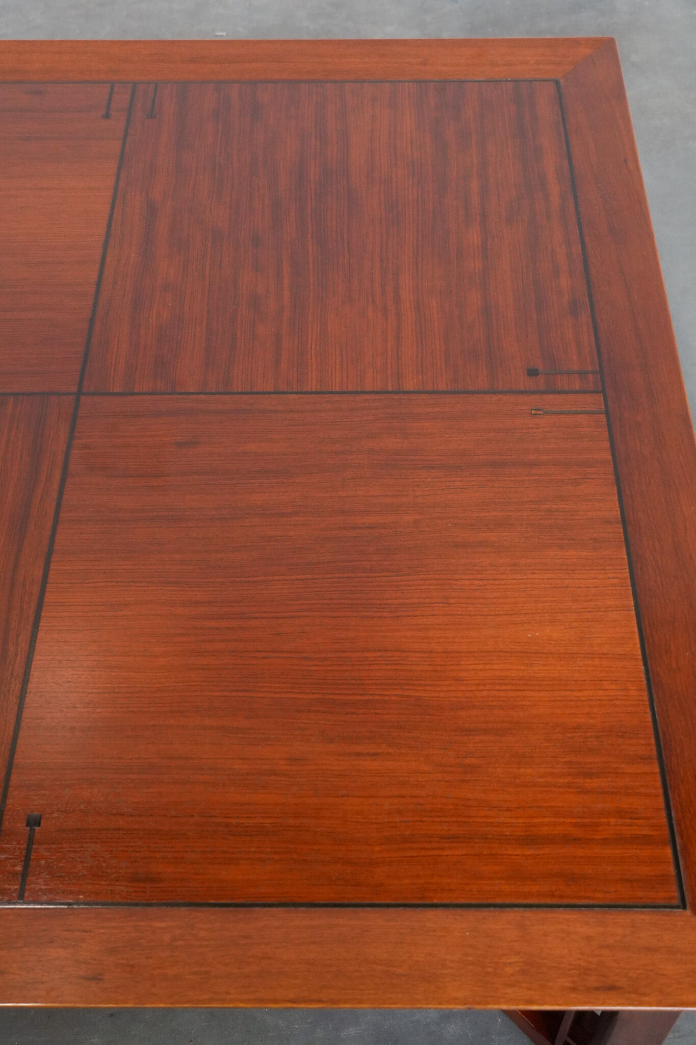 Beautiful and large square Art Deco coffee table