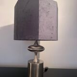 Lampe en acier brossé