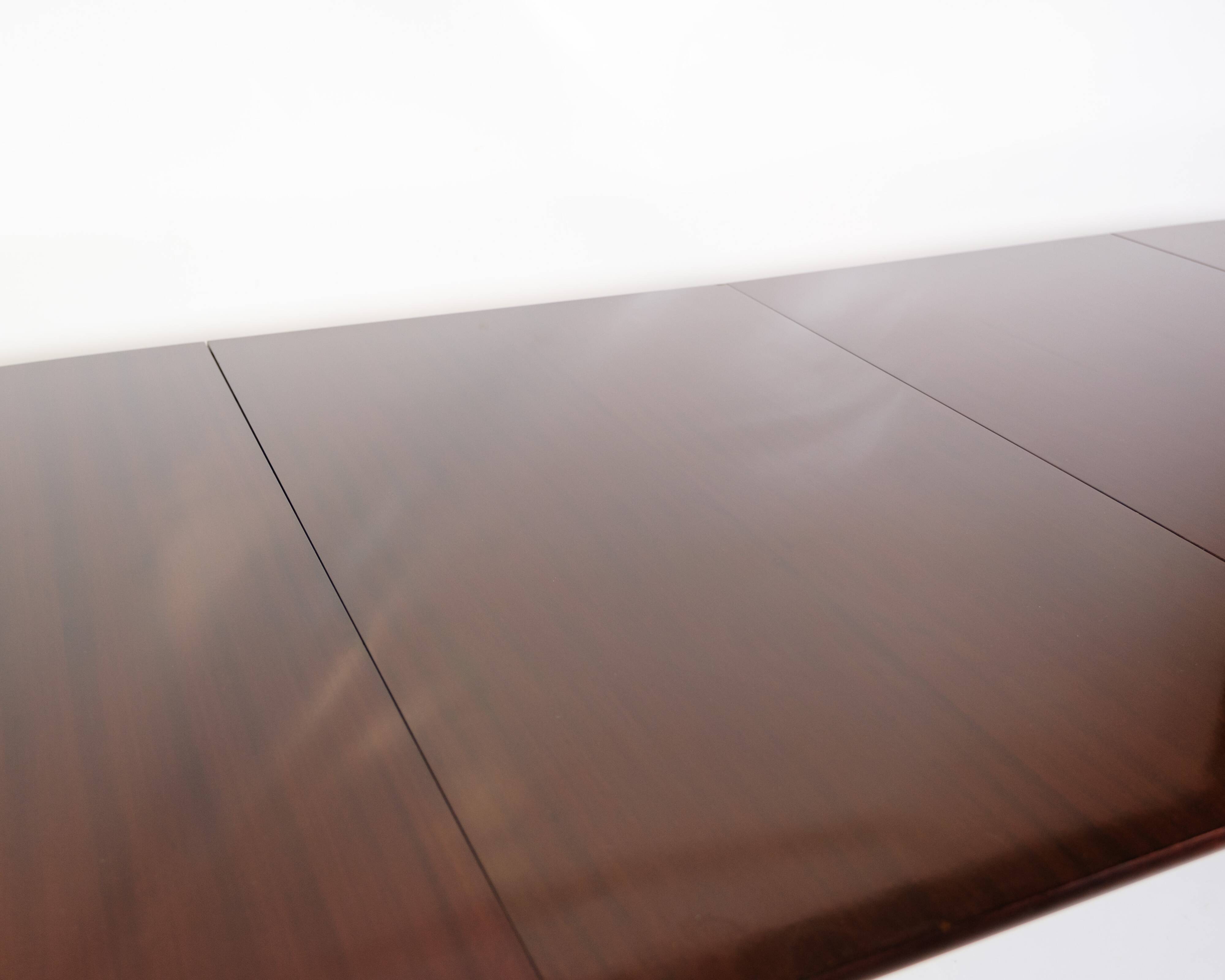 Dining Table Made In Mahogany By Ole Wanscher For P. Jeppesen From 1960s