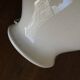 Neo-classical baluster lamp in cracked white earthenware from the 1970s.