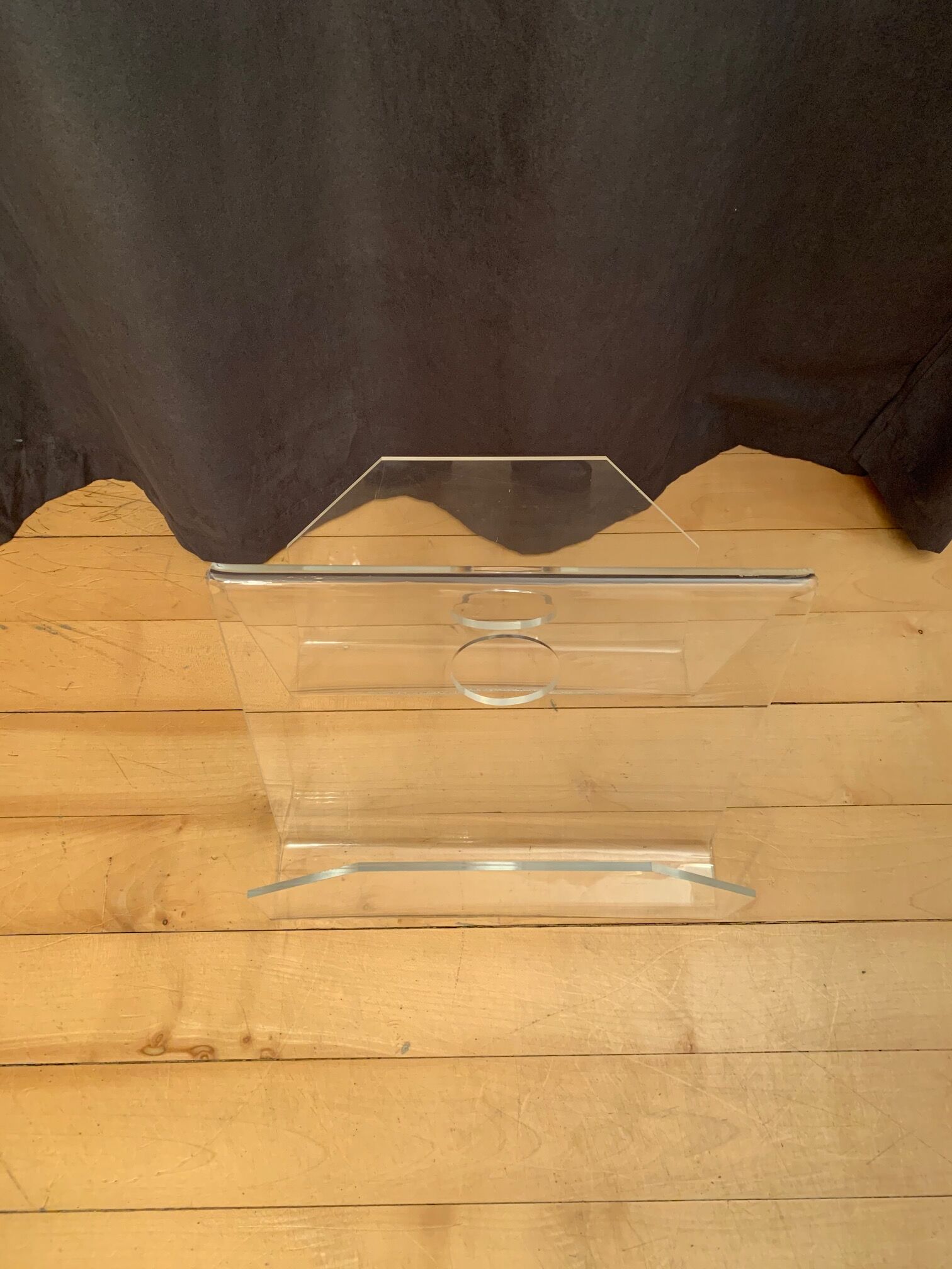 Lucite newspaper magazine, 1970s