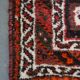 Tapis oriental antique rouge/marron 135x87cm