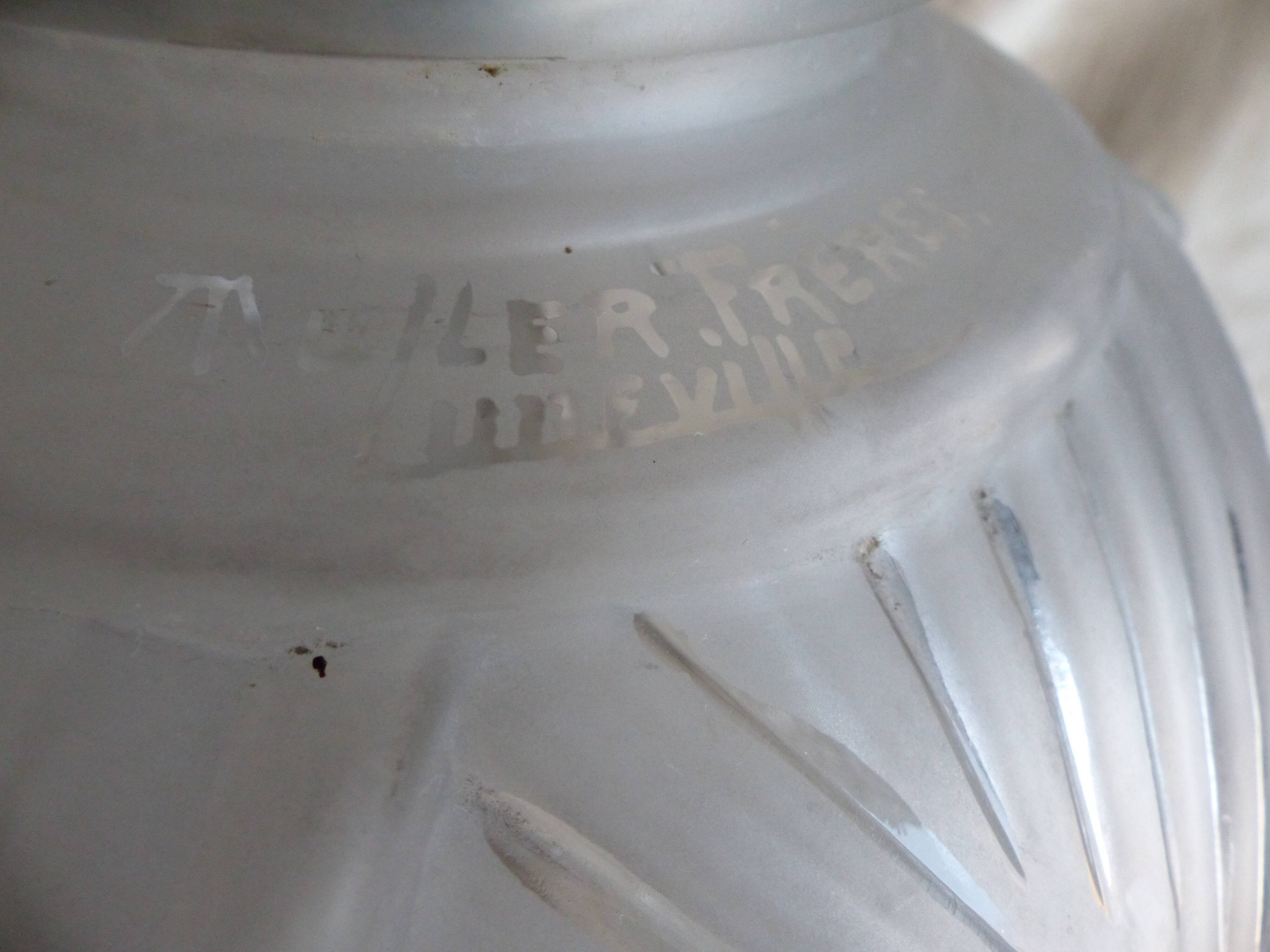 Suspension boule Muller frères Lunéville