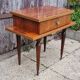 Small varnished wood nightstand, 1950s.