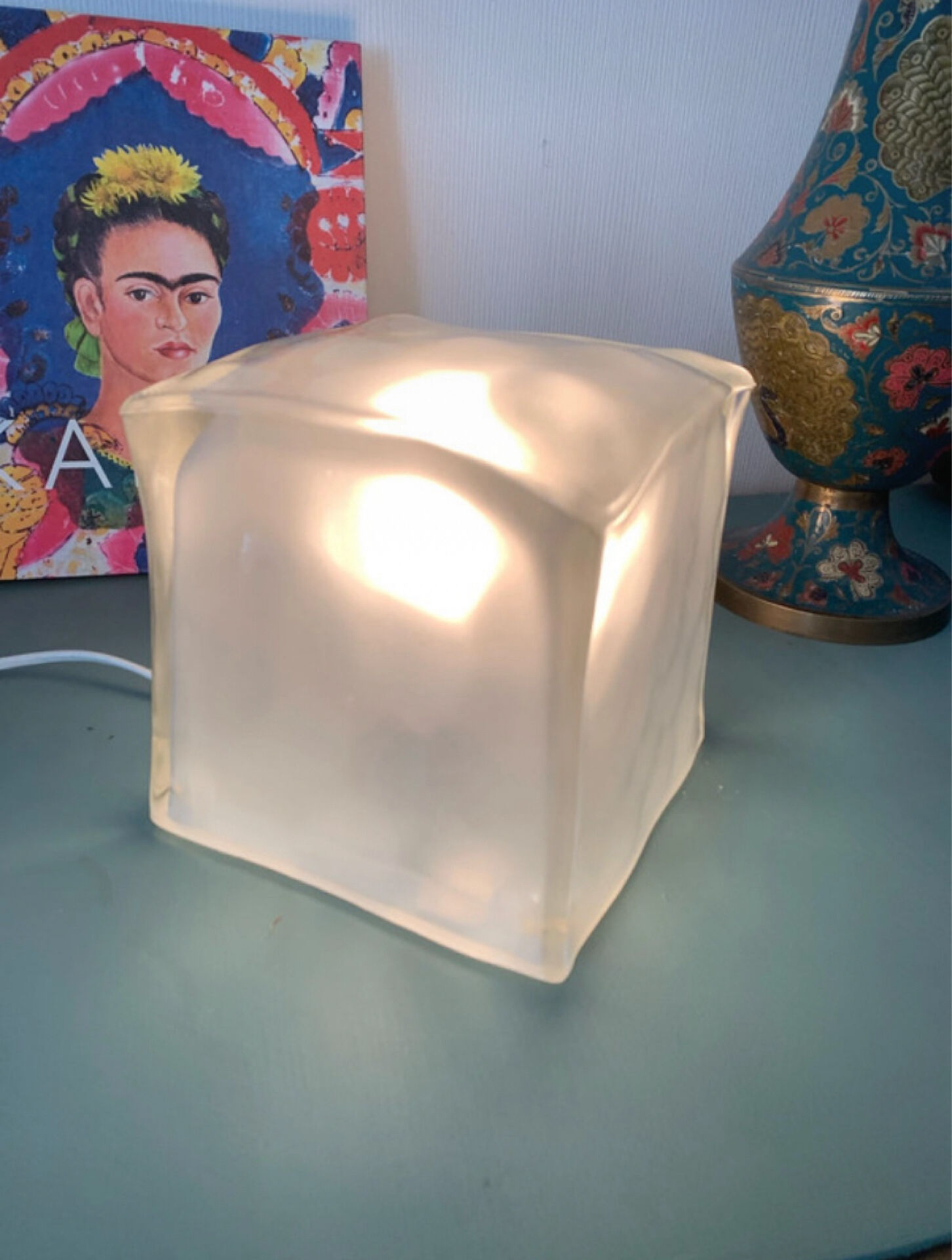 Iviken bedside table lamp "Glaçon" — IKEA vintage 90s/2000s