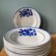 Set of 10 vintage hollow plates in Badonviller earthenware