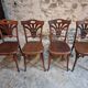 Ensemble de 4 chaises bistrot françaises anciennes Thonet – vers 1920
