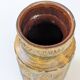 Vase vintage Scheurich années 60, décor Amsterdam jaune et brun
