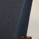 Vintage armchair natural wool blue marin modern design by H.Lis