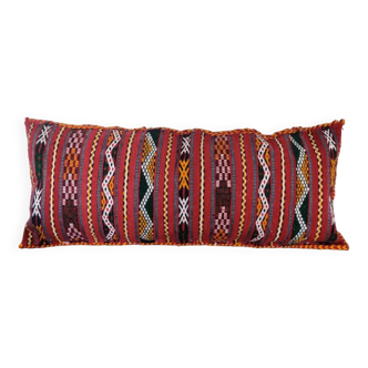 Long coussin marocain Kilim ethnique