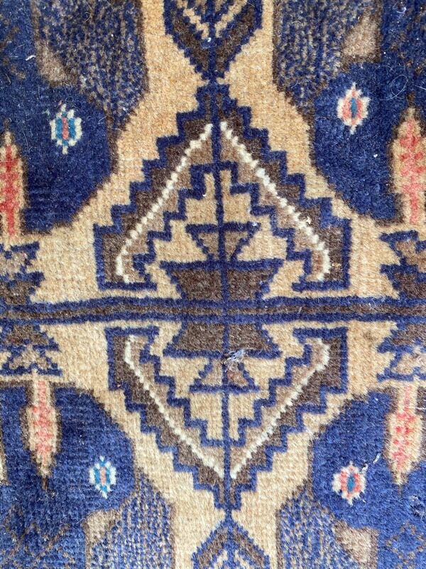 Vintage carpet Belutch 87x148 cm