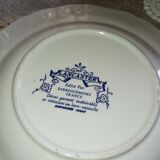 Pair of Sarreguemines plates