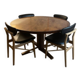 Table à manger. design danois, 1960. en palissandre