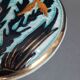 Bonbonnière en céramique motifs poissons
