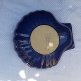 Plat coquillage bleu