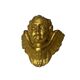 Antique cherub head in gilded wood from the early 20th century.