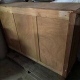 Raw wood buffet