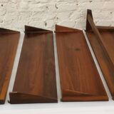 Scandinavian modular wooden office shelf - Design Kai Kristiansen