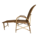 Fauteuil /chaise longue osier années 50/60