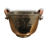 Champagne bucket with leather handles