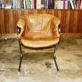 Fauteuil vintage modéle flynn par gastone rinaldi italie 1970