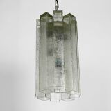 XXL glass pendant lamp by Doria | Mid Century Modern  | Brutalist Desogn