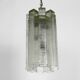 XXL glass pendant lamp by Doria | Mid Century Modern  | Brutalist Desogn