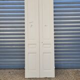 Paire de portes de placard en sapin