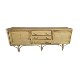 Enfilade en rotin design vintage