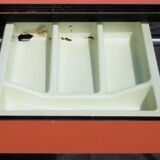 Formica table orange