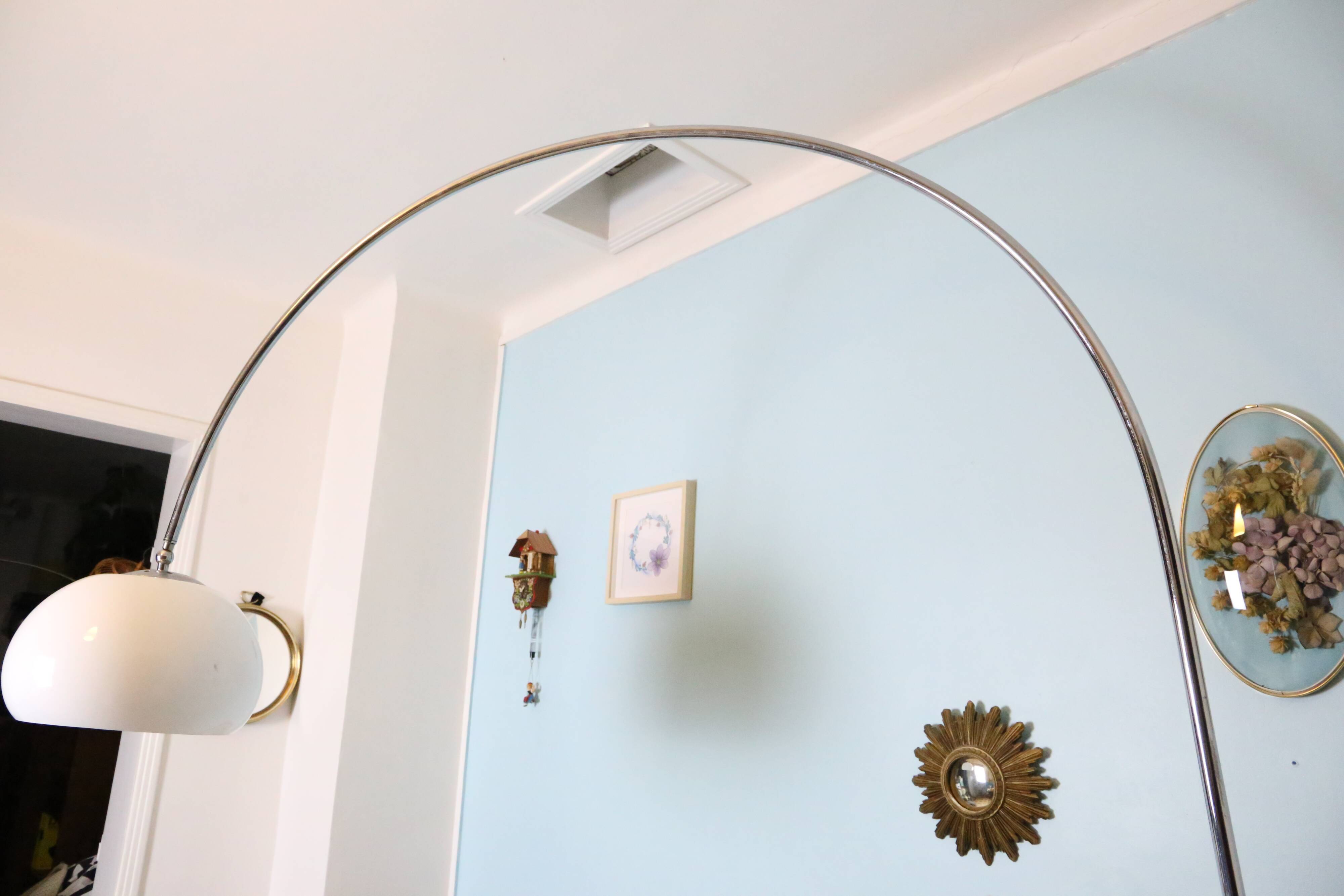 Vintage arc floor lamp, circa 1970