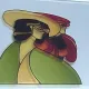 Set of 2 artistic trays, Italy, 1980s