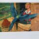 Antique wooden cube puzzle - Illustrations of Perrault's tales - 1920