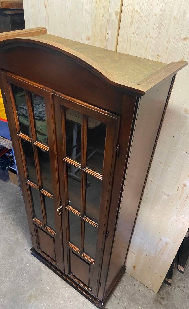 Old Living Room Library Display Case Called "Gendarme's Hat"