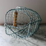 Metal harvest basket