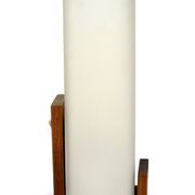 Scandinavian wall light in teak and opaline glass by Louis Kalff for Philips, 1968