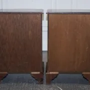 Georgian Style Bedside Tables with Drawers, Set of 2